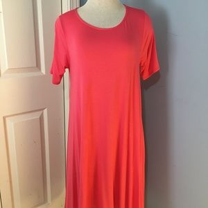 Joplin Dress Coral Bright